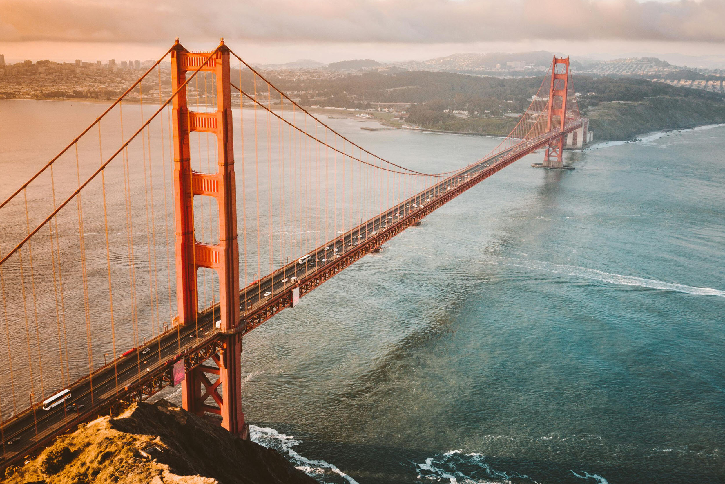 Golden Gate Bridge en San Francisco, California.